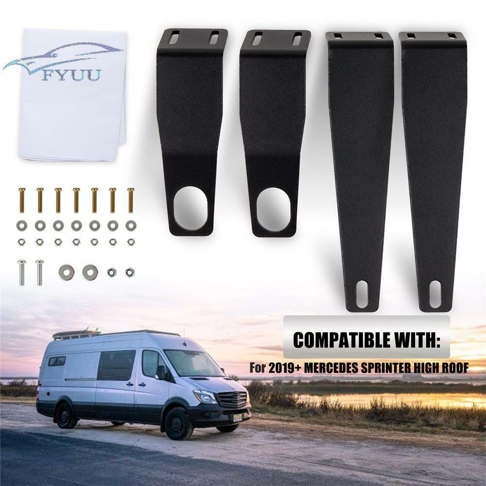4 Pcs DIY Van Headliner Shelf Kit For Mercedes Benz Sprinter High Roof 2019-Up