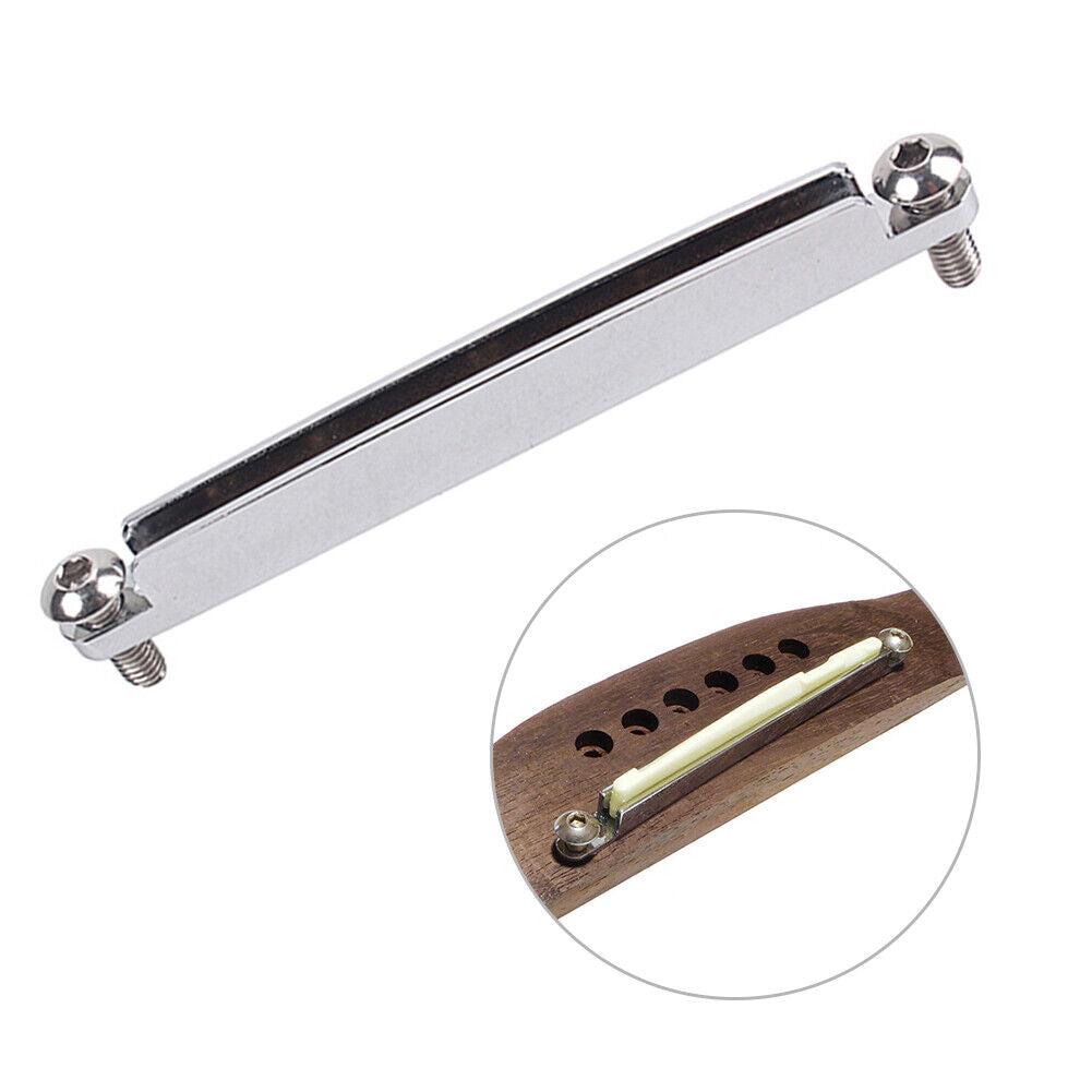Acoustic Guitar Adjustable Bridge Saddle+Screwdriver Stringed Instruments