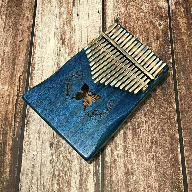 17 Keys Thumb Piano Include Tuning Hammer and Study Instruction