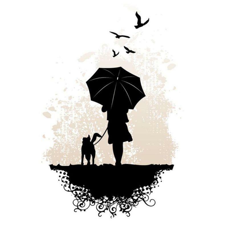 Dog And Owner Craft Die Metal Cutting Dies Cut DIY Paper Card making Scrapbook