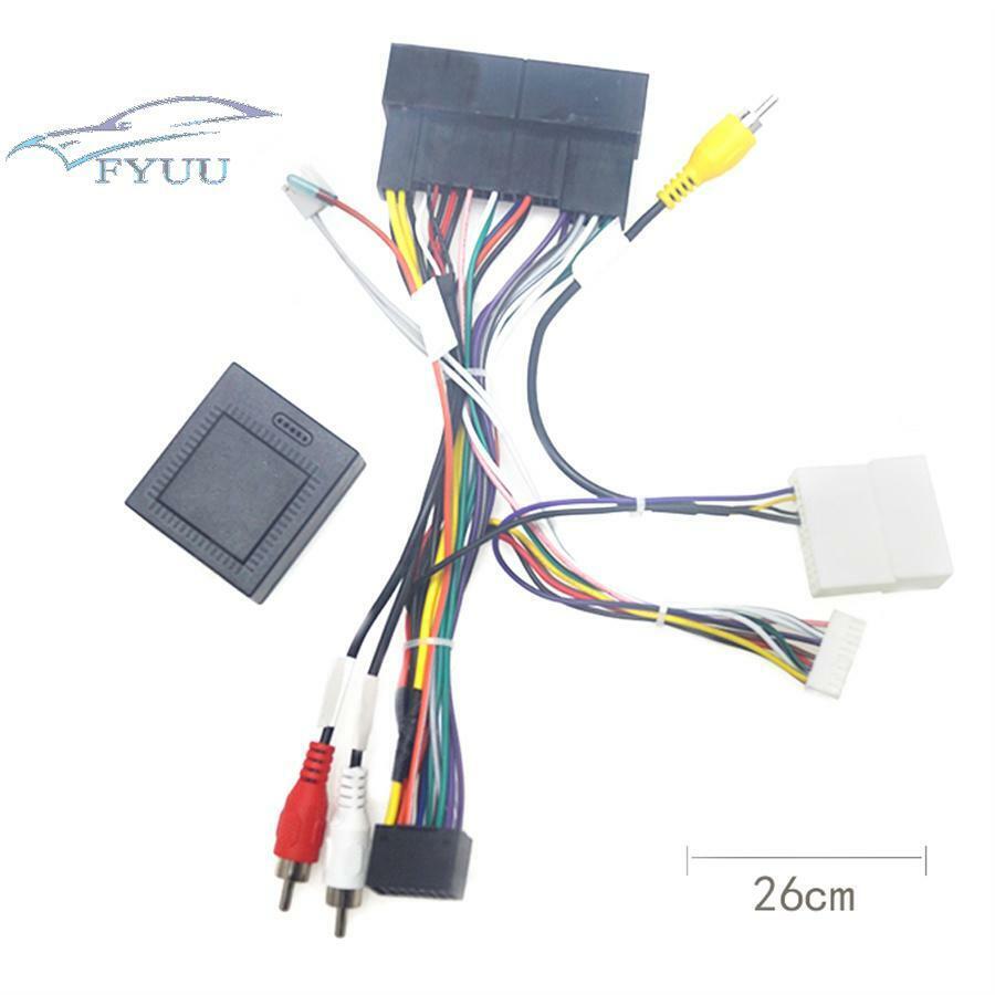 16Pin Android Audio Wiring Harness Adapter w/Canbus For Hyundai Elantra Santa Fe