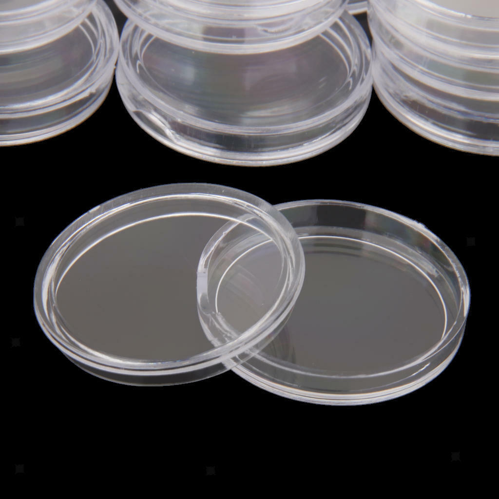 200Pcs Round Commemorative   s Protective Case Boxes 20/25mm