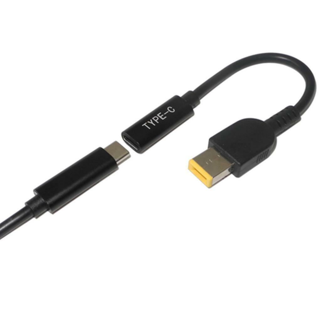 Laptop  Adapter Cable USB  To Square Plug Charger For