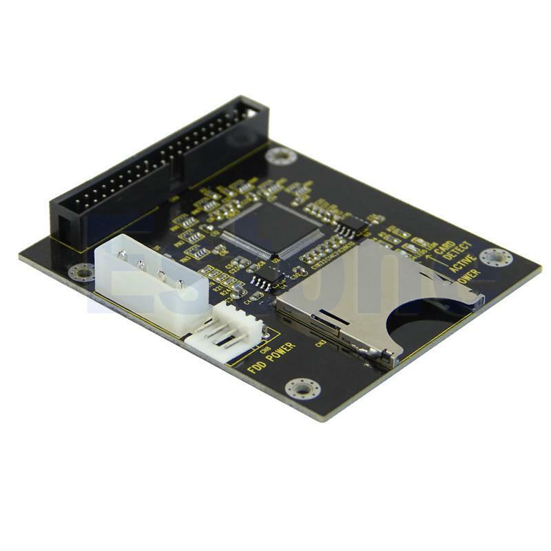 SD SDHC SDXC MMC to 3.5" 40Pin Male IDE Adapter Card SD Memory Card to IDE