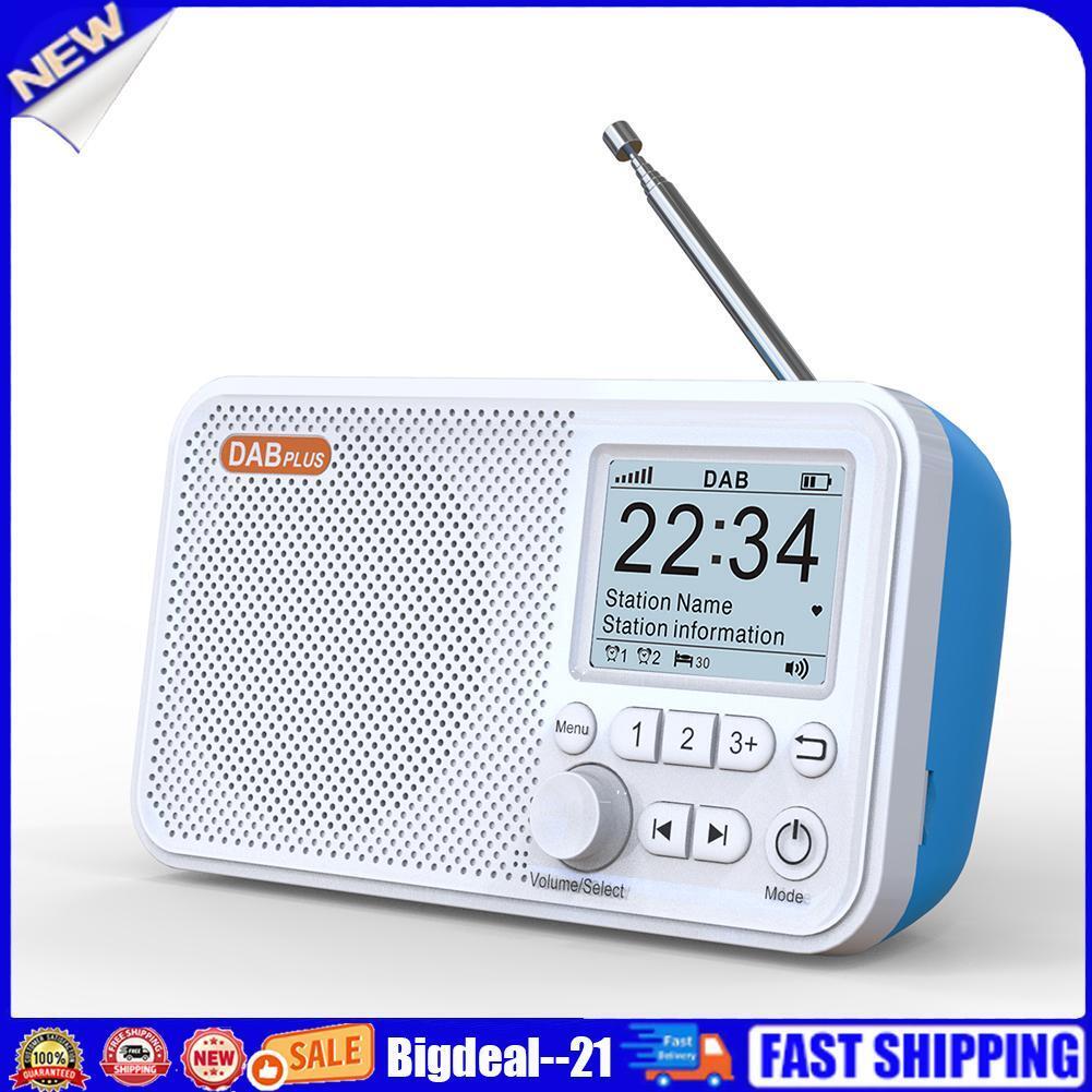 C10 2.4 inch Color LCD Screen Digital Desktop Alarm Clock DAB DAB+ FM Radio