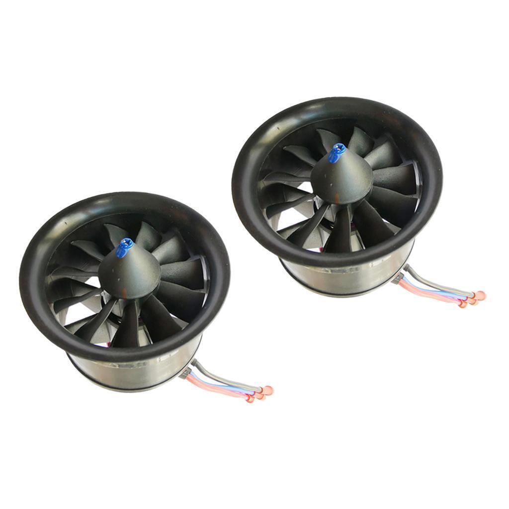 Set of 2 Duct Fan 4900KV For EDF Brushless Motor RC