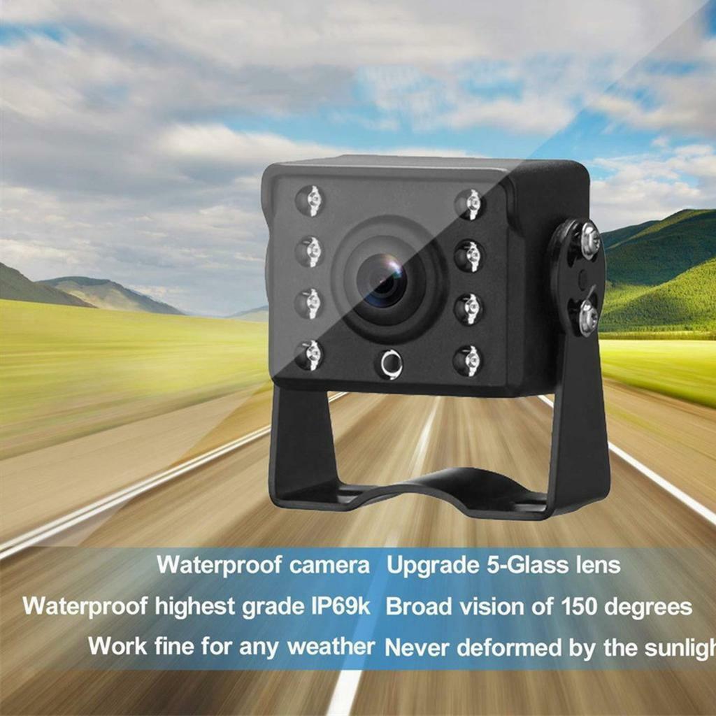 8LED IP67 Waterproof Car Rearview Reverse Parking  Camera Cam Sensor
