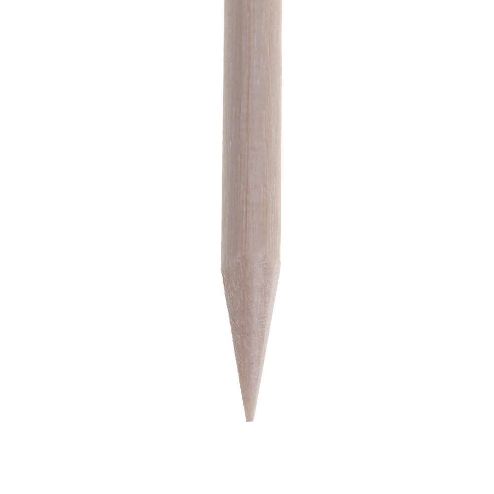 100pcs/Bag Nail Art Cuticle Pusher Remover Wood Clean Nail Manicure Sticks