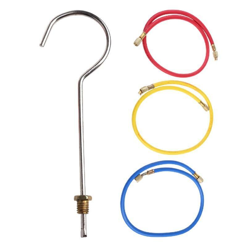 AC Diagnostic Manifold Freon Gauge Hose Set Charging R134A R12 R22 R502 Refriger