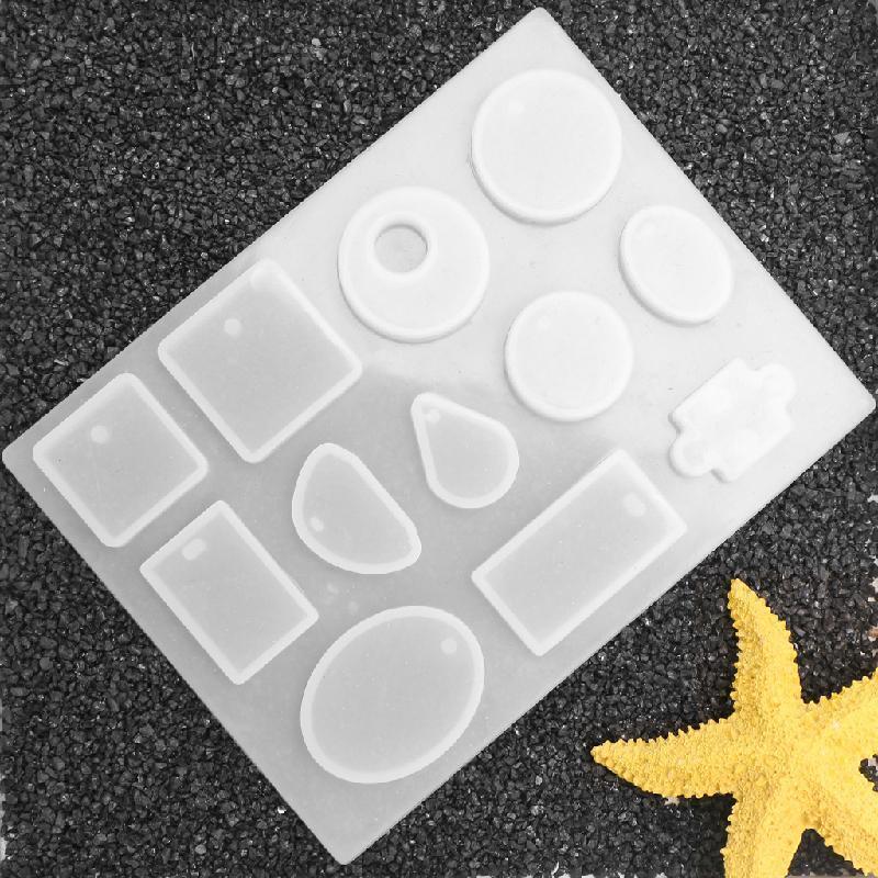 Various Shapes Necklace Silicone Mold for DIY Crafts Jewelry Making Pendant