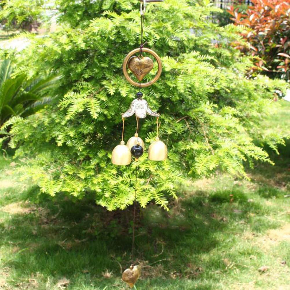 Metal Bell Wind Chimes Ornaments Creative Copper Hanging Decor Gift