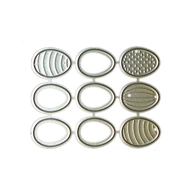 Cutting Dies Easter Eggs Embossing Dies Stamps for Card Making Decorative Craft