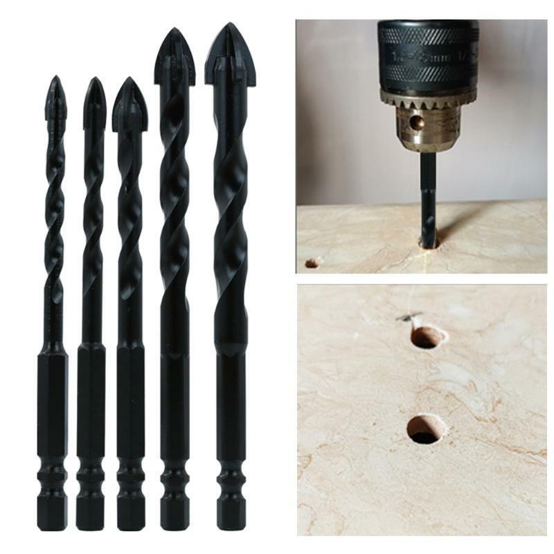 Sturdy Cross Triangle Drill Long Twist Cross Triangle Drill Bit Set