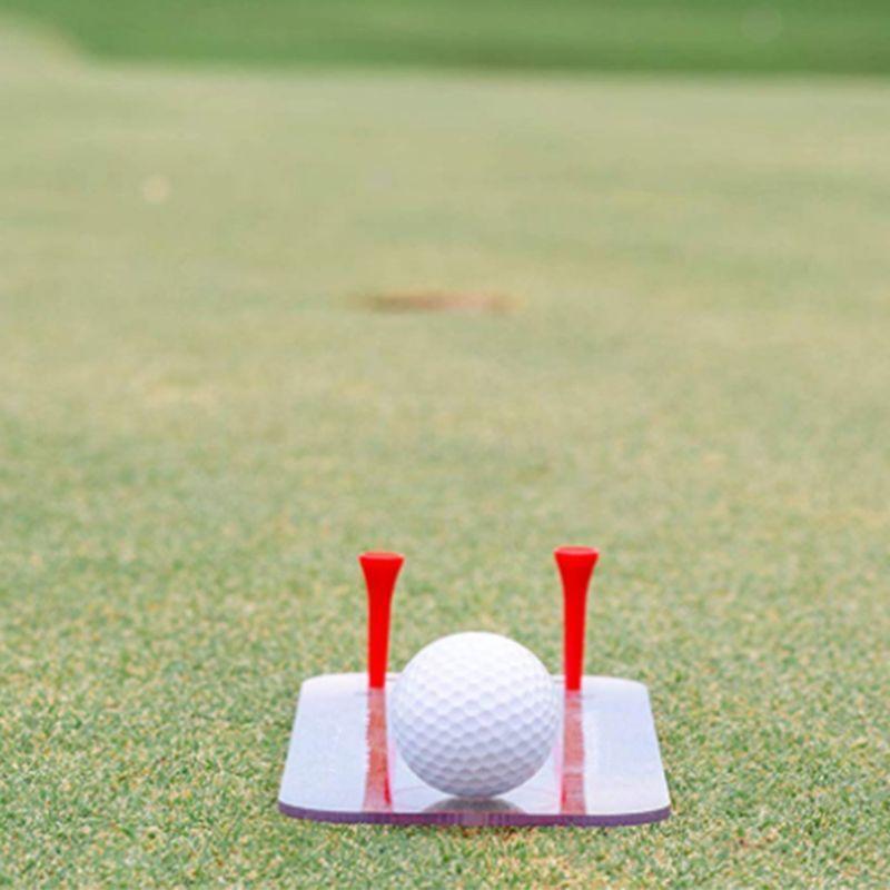 Golf Putting Training Aid Practice Putting Alignment Tool Mirror Protable Easy