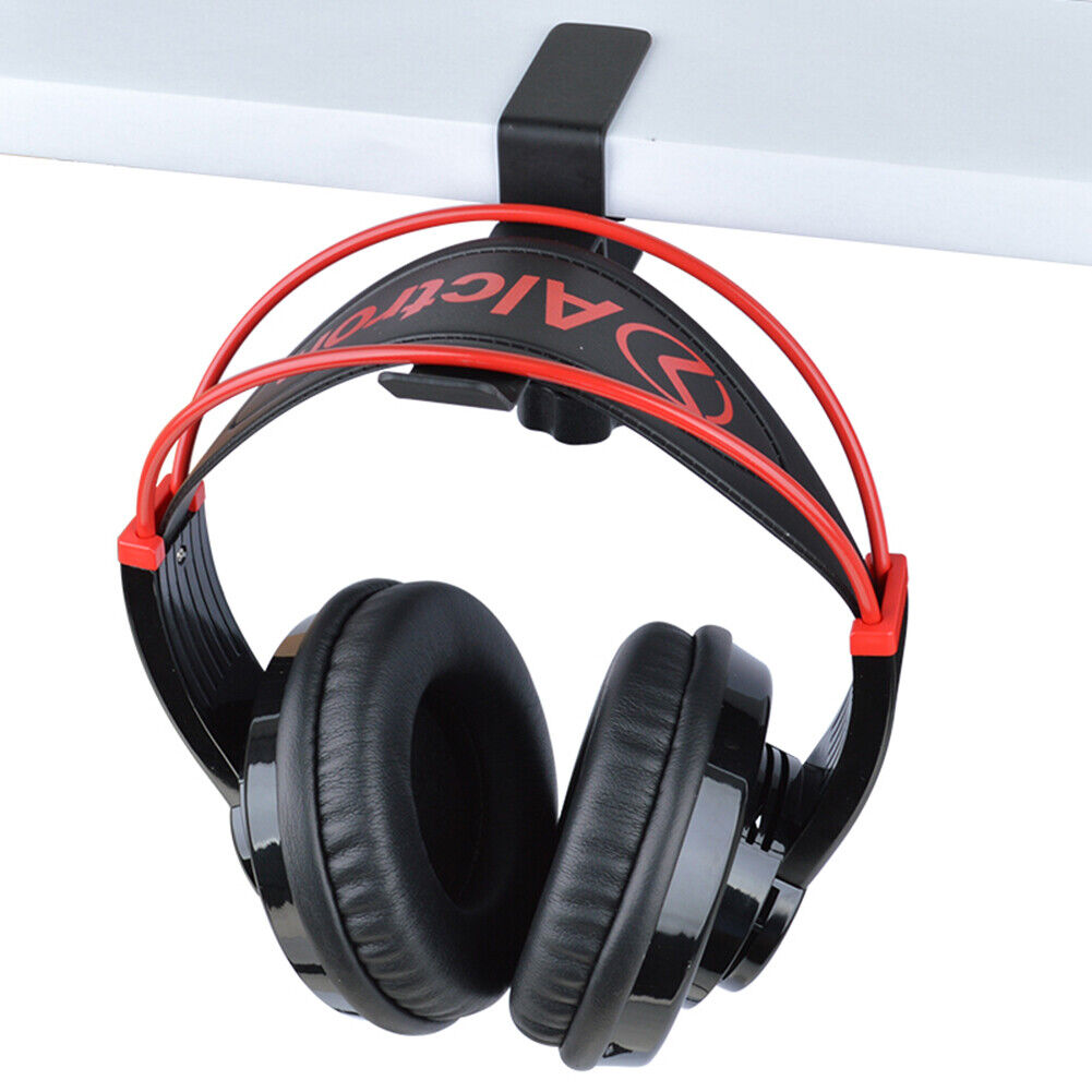 Metal Headphone Clamp Hook Holder Rack Table Gaming Headset Hanger Shelf