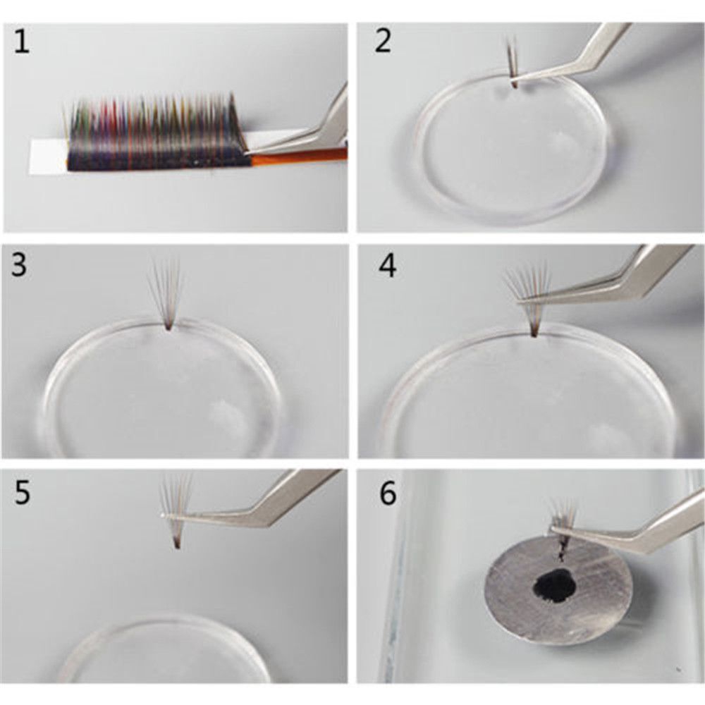 Lashes Grafting Tray Eyelash Pads Extension Palette Individual Eyelash Holder