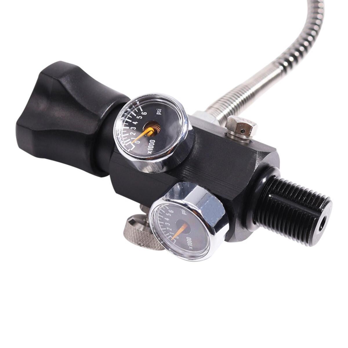 Charging Valve Alloy Air Fill Station Refill Adapter for Fire Fighting Tank
