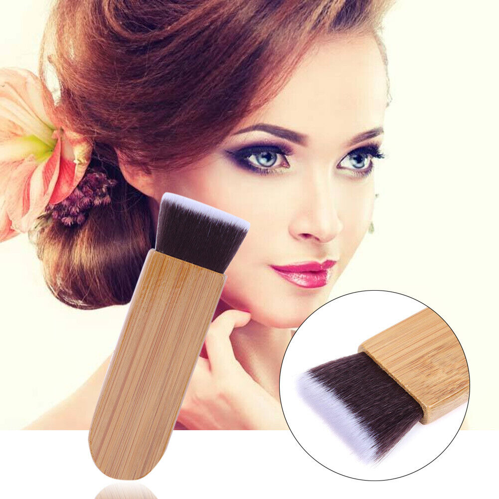 Bamboo Handle Makeup Brush Foundation Blush Brush Cosmetic Beauty Tool-1610