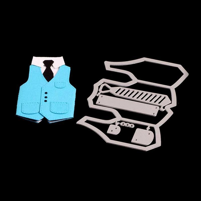 The Suit Vest Metal Cutting Dies Stencil DIY Scrapbooking Embossing Paper Card
