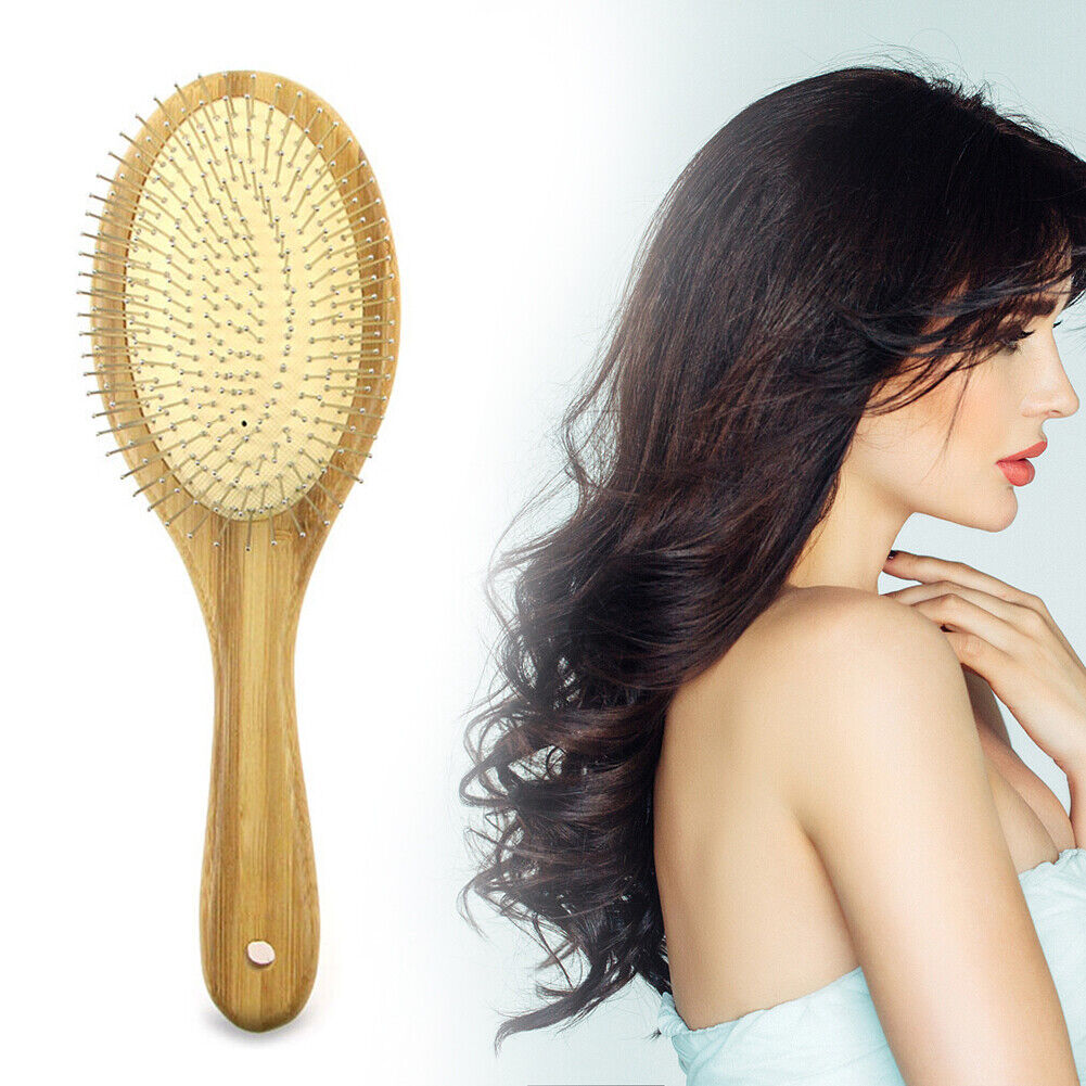 Bamboo Airbag Comb Massage Hairbrush Anti-skid Breathable Soft Comb (B)