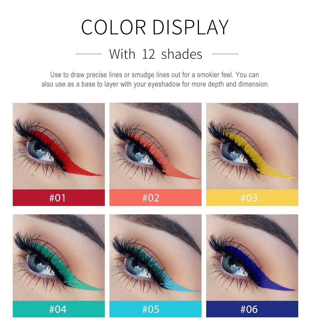 Smooth Waterproof Makeup Tools Eye Pen Liquid Eyeliner Pencil Quick-dry