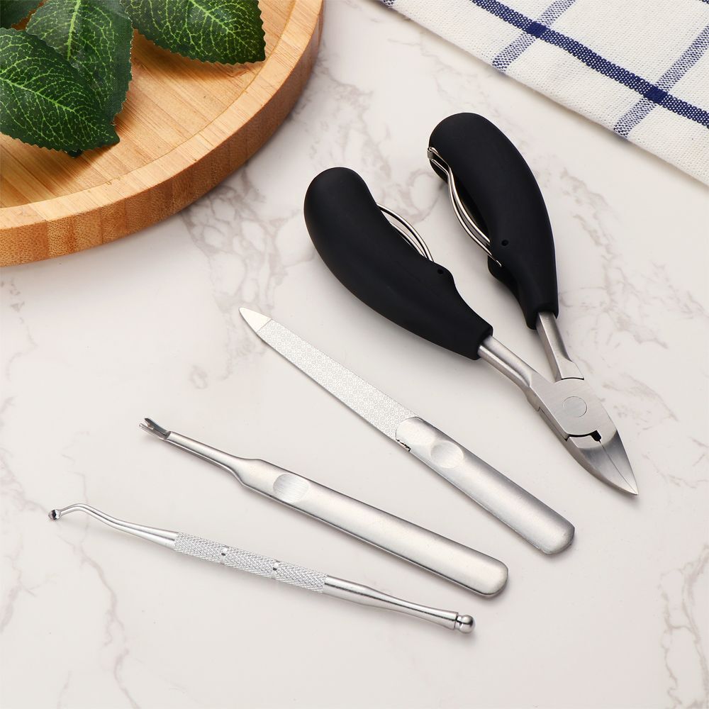 Steel Made Pedicure Tool Nail Clippers Kit Toenail Trimmer Nails Trimming