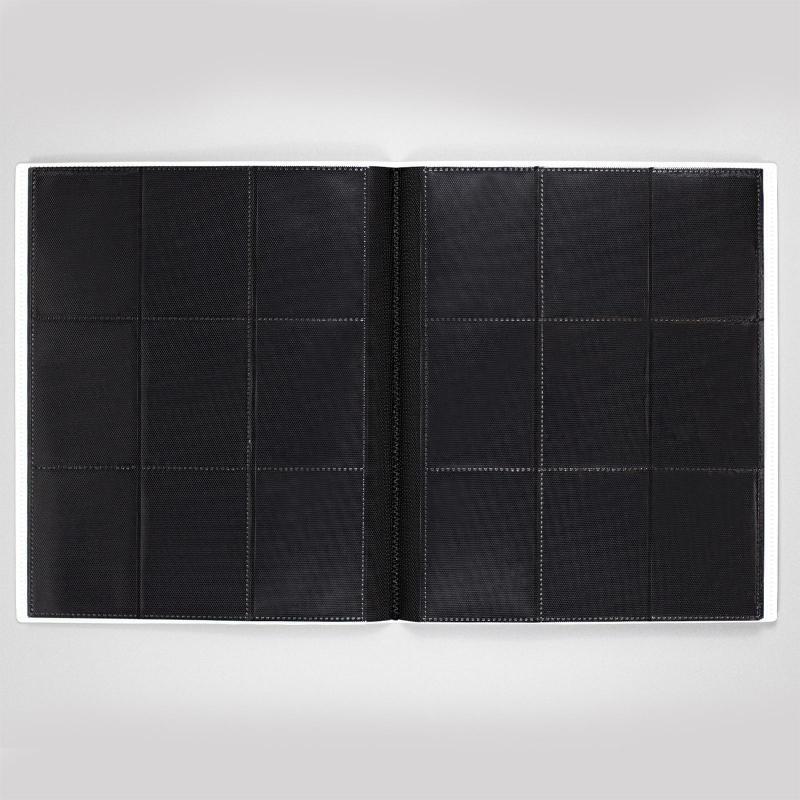 Double Sided Trading Card Album Folder Card Organizer w/ Strap for Trading Card