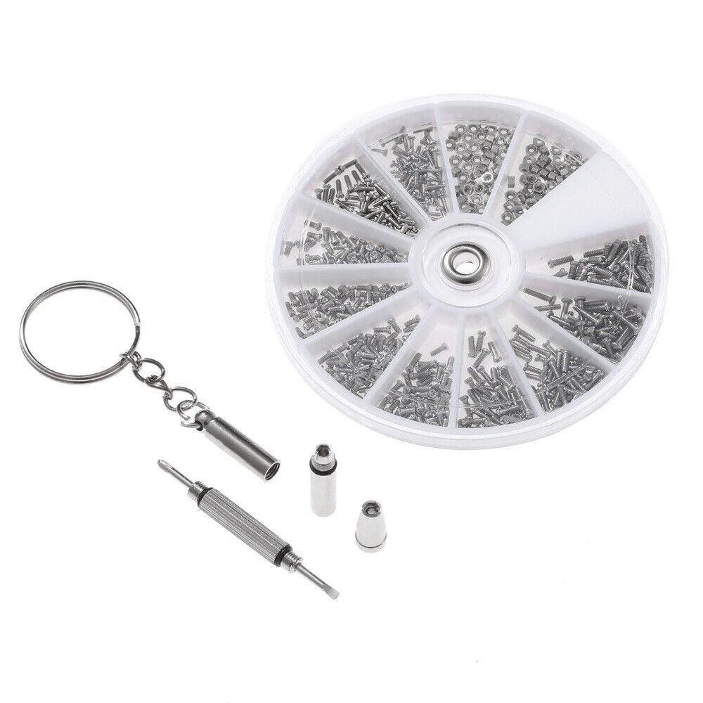 600PCS Small Screws Nuts Electronic Assortment Kit Multi-functional Screwdriver
