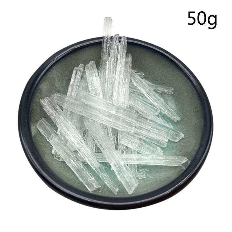 100% Natural Menthol Crystals for Skin Care Body Care Soothing Saunas 1.76 oz