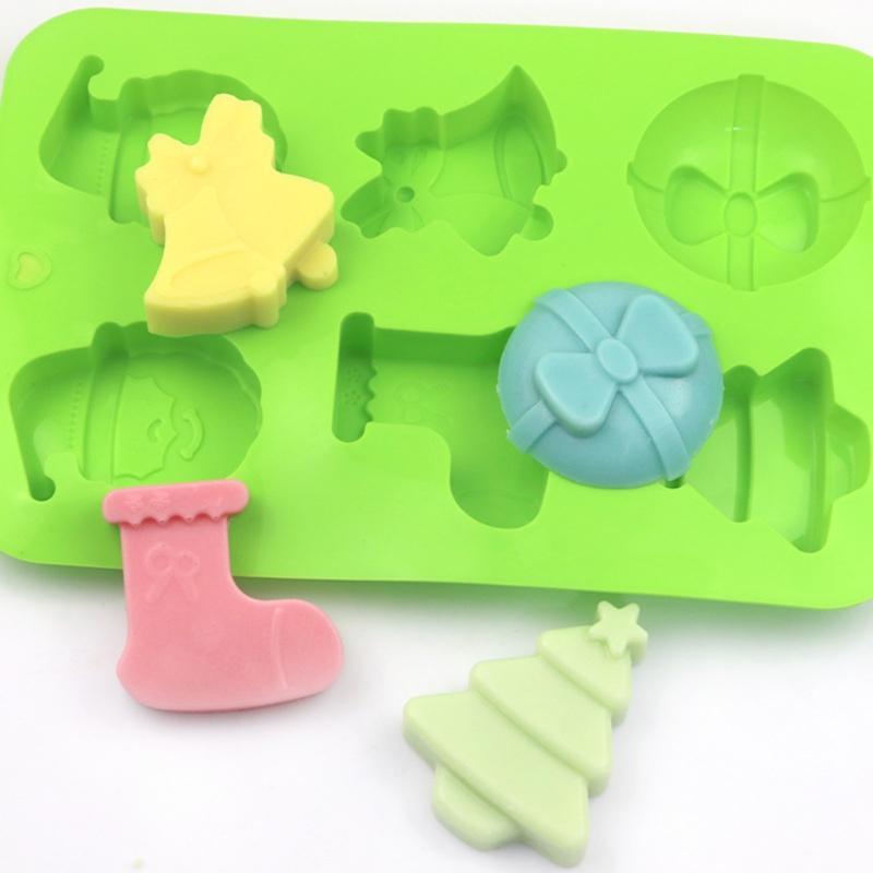Santa Claus Decoration Silicone Beauty Molds for Home Decoration Jewelry Tool