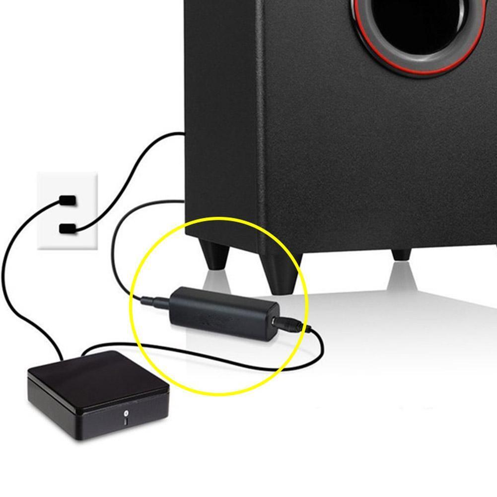3.5mm AUX Audio Ground Loop Isolator Cable Noise FilterKiller Car Accessory