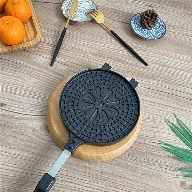 Waffle Cone Making Mold Aluminum with Non Stick Coating Waffle Baking Pan Maker