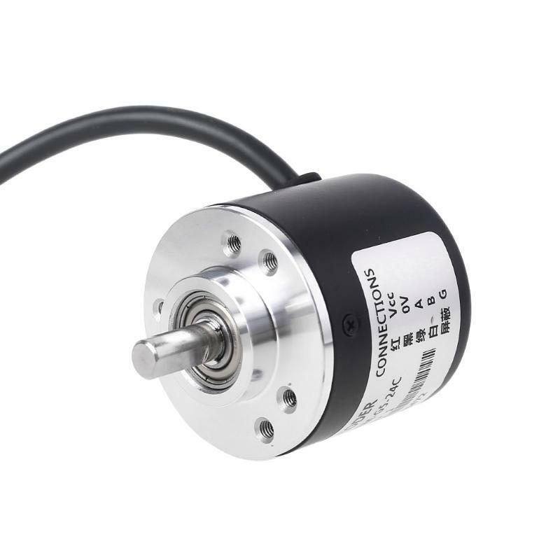 360P/R Incremental Rotary Encoder AB phase encoder 6mm Shaft W coupling New