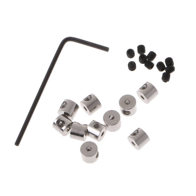 10 Pcs Pin Keepers Pin Safe Locks Pin Backs Clasp Locking Pin with Wrench Tools