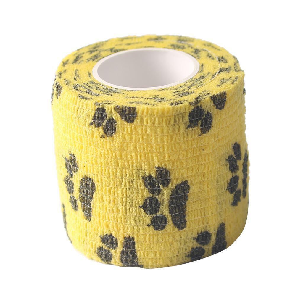 2Pcs Pet Cohesive Bandage  Tape Band Kitten   Sports Injury