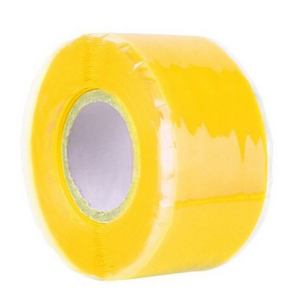 Self-fluxing Adhesive Tape Waterproof Stop Leak Seal Repair Tape (Yellow)