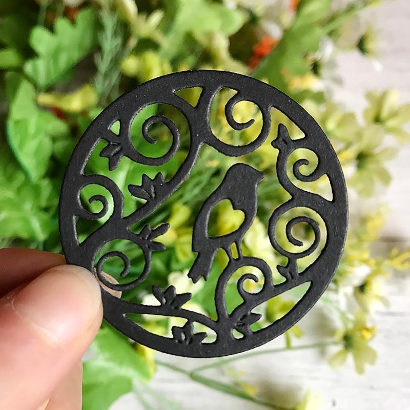Tree Branch Bird Frame Metal Cutting Dies Photo Album Decoration Accessories DIY