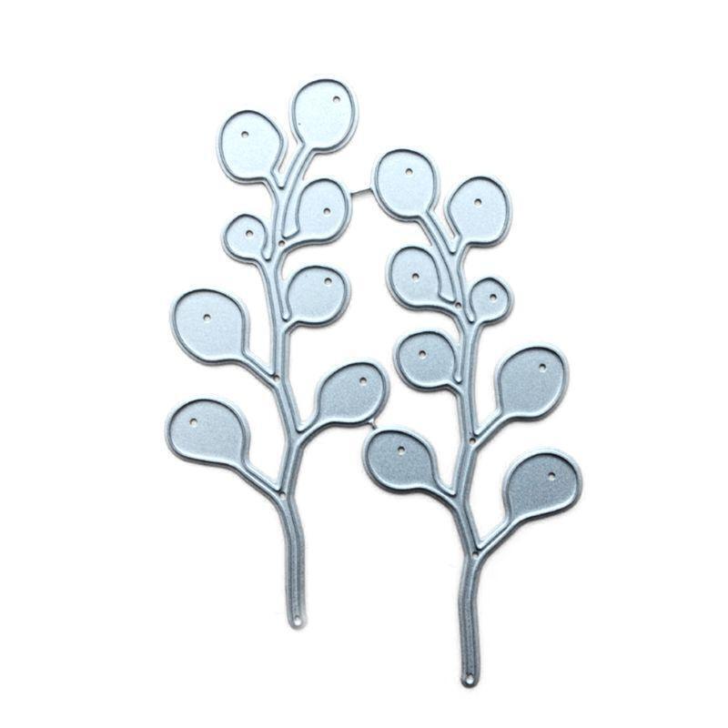 Tree Leaf Metal Cutting Dies Stencil Scrapbooking DIY Album Stamp Paper Emboss