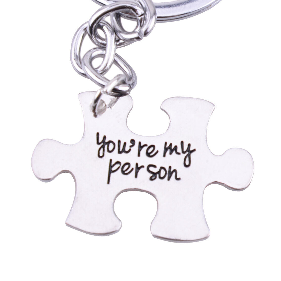 2x Puzzle You're My Person Couples Key Ring Chain Keychain Keyring Lover Gift Li