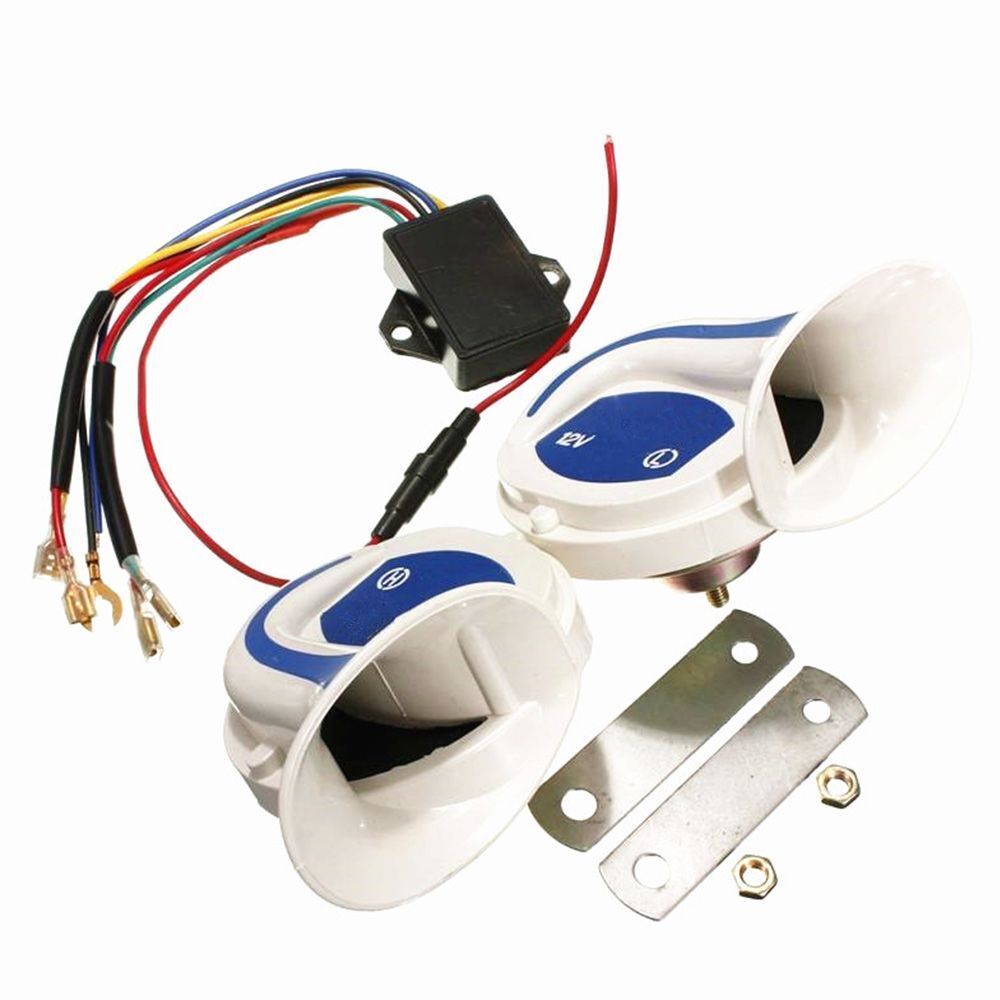 18 Sound Motorcycles Horn Loud Air Snail Horn Electronic Car Horn For Car Truck