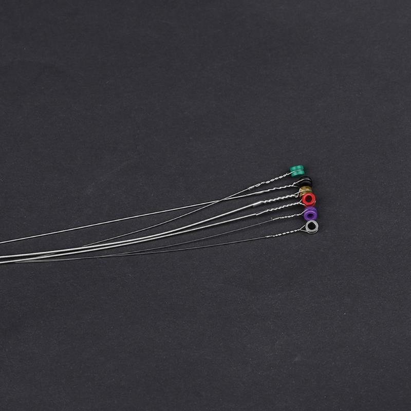 6pcs/set Electric Guitar Strings Set Stainless Steel String Bright Tone Light