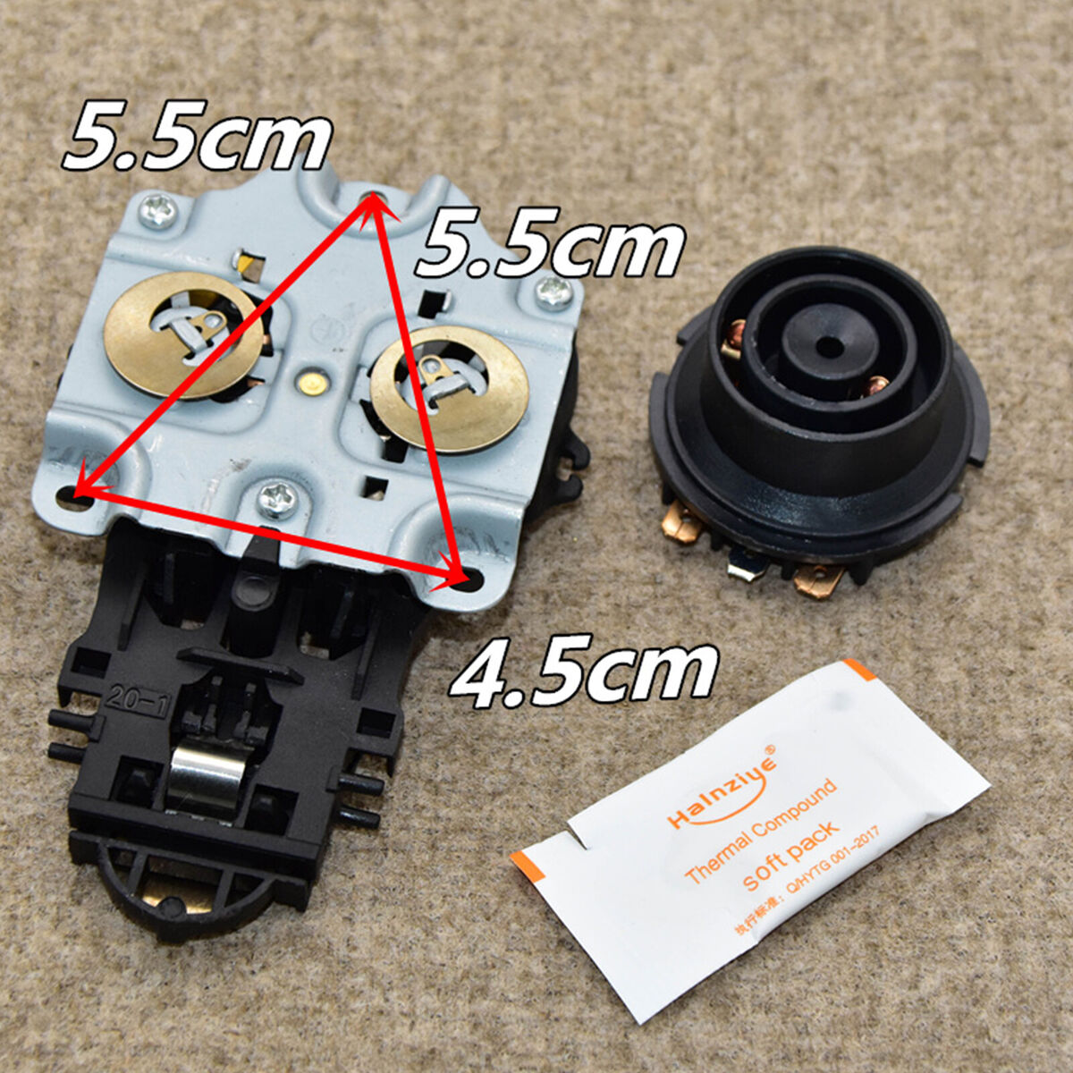 Switch Coupler Thermostat Assembly Coupler Connectors Bottom Socket for Kettle
