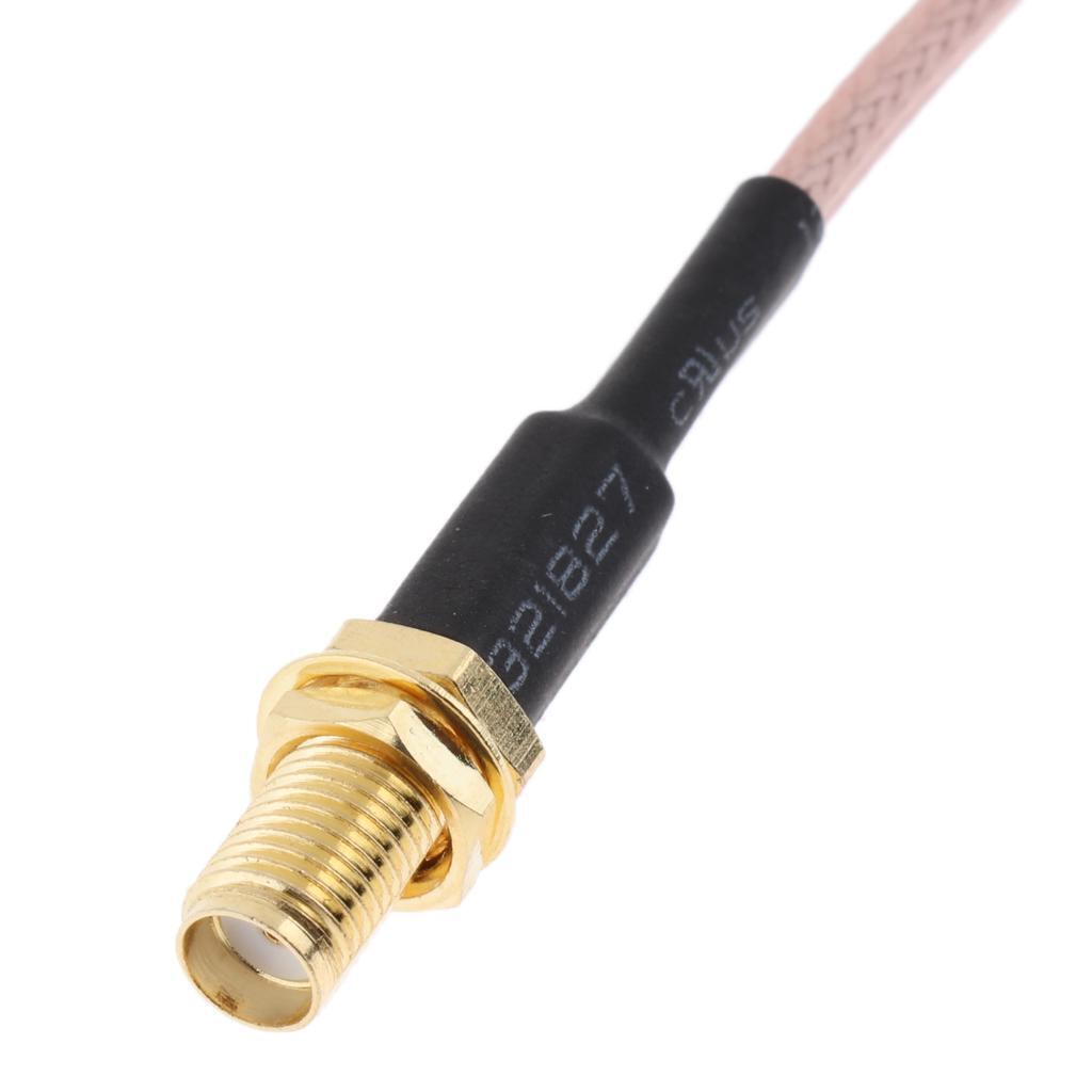 SMA female extension splitter cable to TS9 RG316 Y type connector