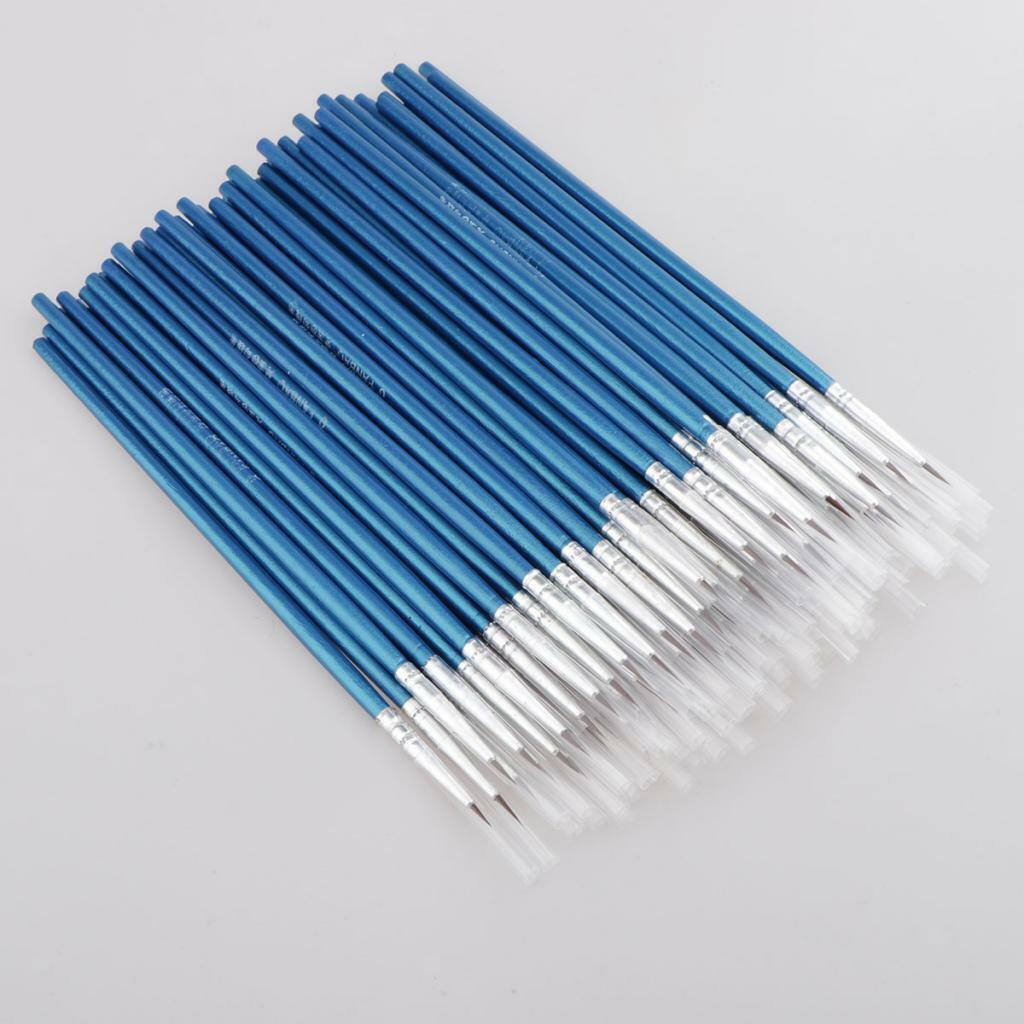 Set of 300 Round Paint Brushes Set  Paint Brushes Detailing & Rock