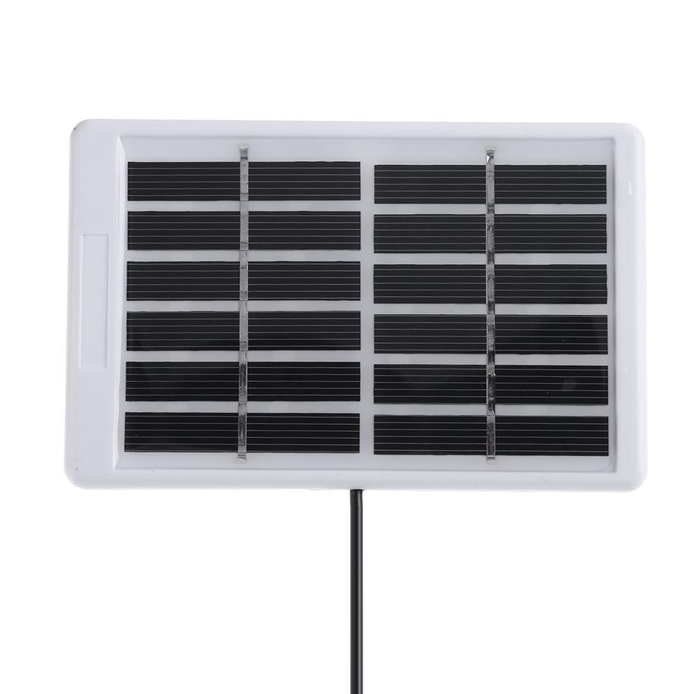 6V 1.2W Solar Panel Polycrystalline DC Interface Plug Cell Battery Charger