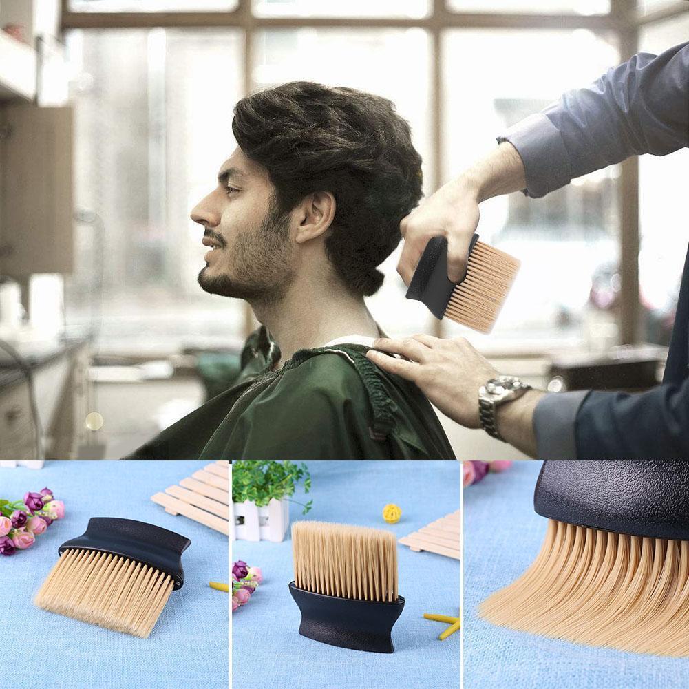 1pc Plastic Hair Cleaning Brush Soft Fibre Hair Neck Face Wash Brush Supply