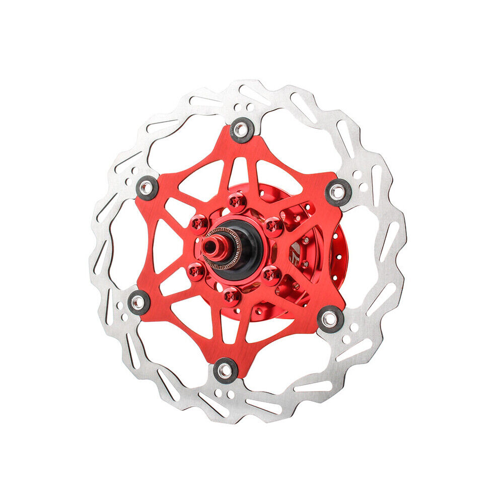 12pcs T25 M5 Bicycle Disc Brake Rotor Torx Bolts Bike Fix Screws (Red)