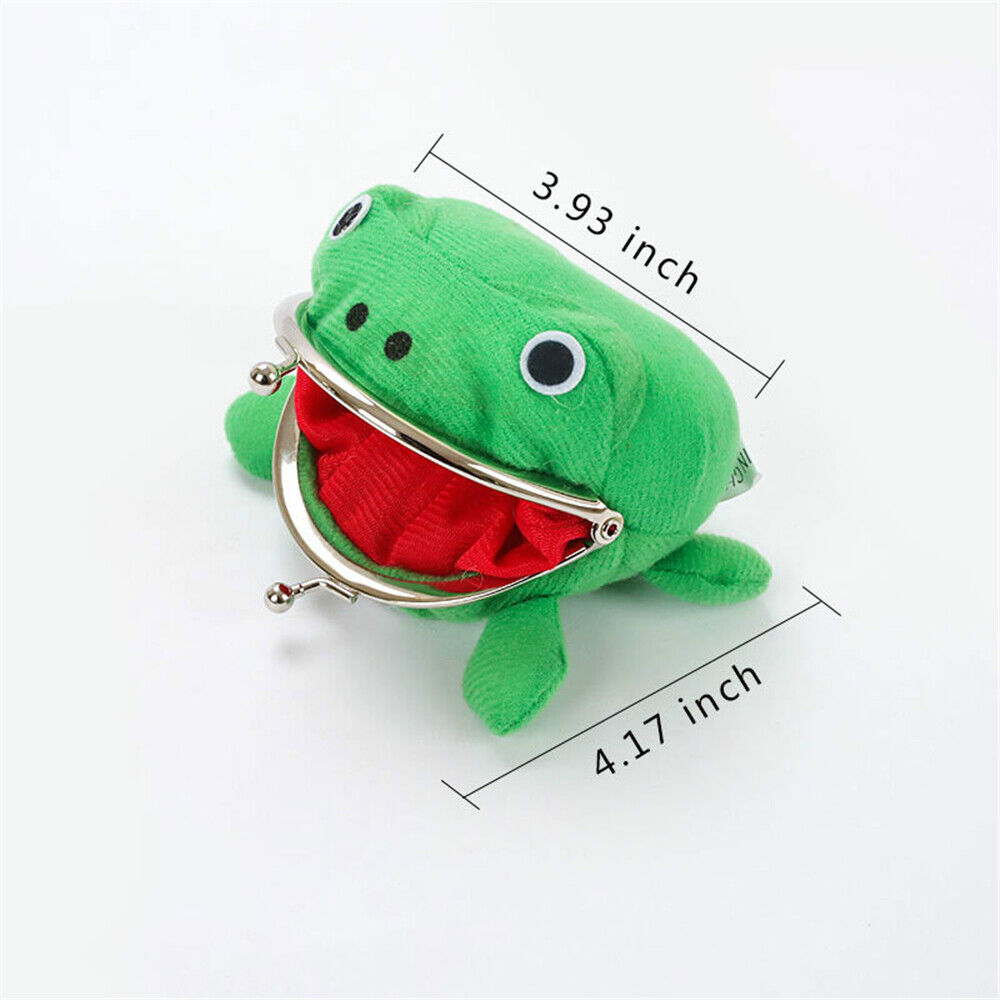 Coin Holder Cartoon Frog Wallet Mini Storage Bag Frog Coin Purse Anime Cartoon
