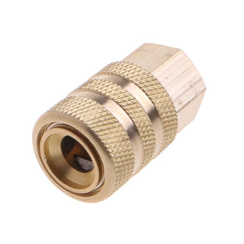 Car Solid Brass Quick Coupler Set Air Hose Connector Fittings 1/4 NPT Tools Plug