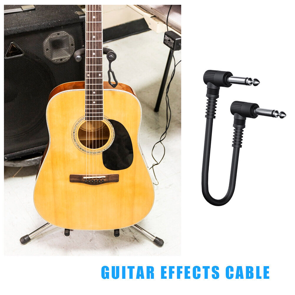 6.35 Electric Guitar Effect Pedal Cable 15cm Guitar Amplifier Patch Cord